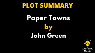 Margo Roth Speigelman  Paper Towns [upl. by Prader]