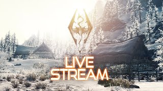 Skyrim Gameplay Live Stream Part 2 [upl. by Airehtfele915]