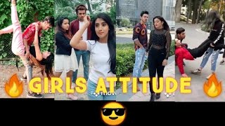 Girls power  Girls Attitude 😎tik tok videoViral video [upl. by Ipoillak]