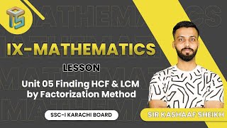 Finding HCF amp LCM by Factorization Method  9th  Sindh Board  otsedtech [upl. by Kindig]