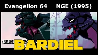 Bardiel the 13th angel  comparison evangelion vs evangelion 64 [upl. by Bertrando]