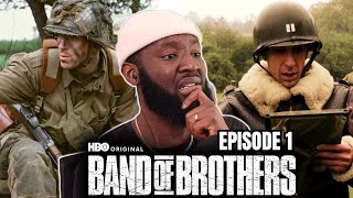 Band of Brothers is Special  Episode 1  First Time Watching [upl. by Korb]