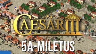 Caesar 3  Mission 5a Miletus Peaceful Playthrough HD [upl. by Ayarahs9]