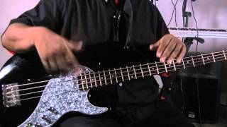 HipHop Techniques for Bass Guitar  Bass Guitar [upl. by Enalb]