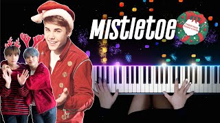 BTS Jimin amp Jungkook  Mistletoe Justin Bieber  Christmas Piano Cover by Pianella Piano [upl. by Tonie]