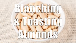 Blanching amp Roasting Toasting Almonds Med Diet Episode 60 [upl. by Asi]