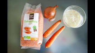 Recette Bio  Soupe de lentilles corail [upl. by Rumit]