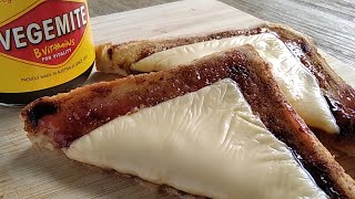 Vegemite Toast with Jam and Cheese Recipe  Breakfast Recipe [upl. by Llenal657]