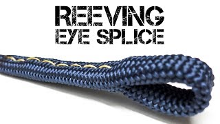 Reeving Eye Splice  Halyard Retrievalreplacement [upl. by Derwon]