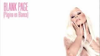 Christina Aguilera  Blank Page Subtitulos en Español [upl. by Cathee]