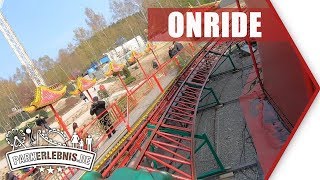 Drachen Höhle OnRide FreizeitLand Geiselwind Achterbahn  MitfahrVideo POV [upl. by Ikila306]