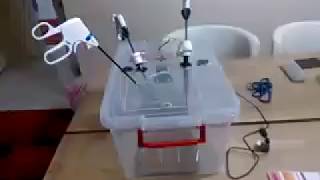 Homemade Laparoscopic simulators HD Training Box [upl. by Akehs831]