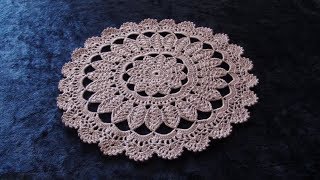 How to Crochet 22 Doily Pattern 719│by ThePatternFamily [upl. by Dannel]