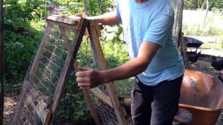 Easy Compost Sifting Setup [upl. by Eveineg]