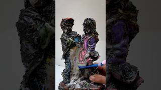 Cleaning DIRTIEST COUPLE Statue in UAE🇦🇪🧽 shorts [upl. by Sami]