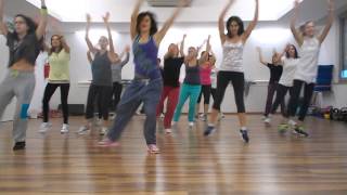 quot Timber quotPitbull Kesha TIMBER Zumba FItness Dance Again TUTORIAL [upl. by Hollis]