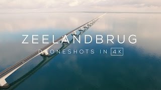 Zeelandbrug Zierikzee in 4K  Drone video [upl. by Leidba]