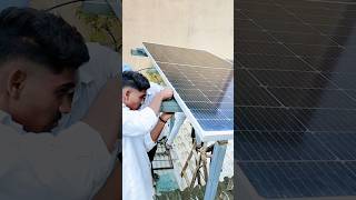 2kw solarplant in india installation solar project for home solarpower soldering Shorts [upl. by Temme]