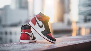 Review amp OnFeet Air Jordan 1 Retro High OG quotBred Toequot [upl. by Nysila]