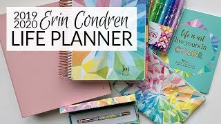 Planner Preview  Erin Condren 20192020 Life Planner [upl. by Medora]