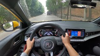 2021 All New MG5 15T 7DCT POV First Drive Impression [upl. by Nachison939]