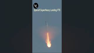 SpaceX Starshiip Booster Landing Test Flight 6 [upl. by Elleneg]