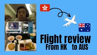 My Experience With Cathay Premium Economy  Flight review From HK🇭🇰 to AUS🇦🇺 [upl. by Read506]