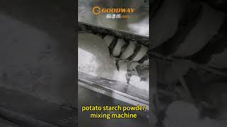 Potato starch powder mixing machine potato starch powder stirring machine [upl. by Hymen]