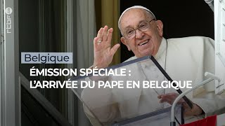 Émission spéciale en direct avant larrivée du pape en Belgique  RTBF Info [upl. by Colleen]