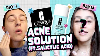 Honest Review 14 days WITH CLINIQUE Acne Solutions Clinical Clearing Gel [upl. by Faustine68]