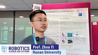 Interview at RSS 2024  Eventbased Visual Inertial Velometer by Dr Zhou Yi [upl. by Ailicec383]