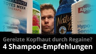 Gereizte Kopfhaut durch Minoxidil  welche Shampoos helfen mir ShampooTest [upl. by Dunc872]