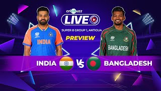 T20 World Cup Super 8  India v Bangladesh Preview [upl. by Dumanian]