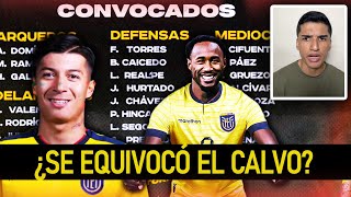 Los ERRORES y ACIERTOS en la CONVOCATORIA de ECUADOR para ELIMINATORIAS 2026 [upl. by Hunt]