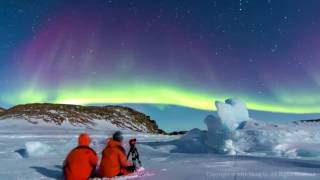 Aurora Austral de la Antártida TimeLapse  Noviembre 2016 [upl. by Anatlus]