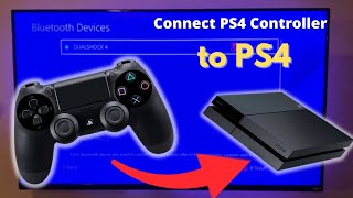 The EASIEST way to connect your PS4 controller to your PS4 [upl. by Catriona907]