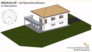 ARCHLineXP 2024  Baufortschritts  Animation [upl. by Slin]