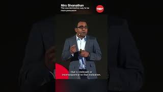 The counterintuitive way to be more persuasive  Niro Sivanathan shorts tedx [upl. by Joella]