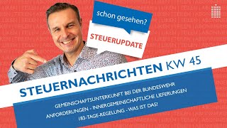 Steuernachrichten  Update 452020  Kostenlos amp schnell informiert [upl. by Trask870]