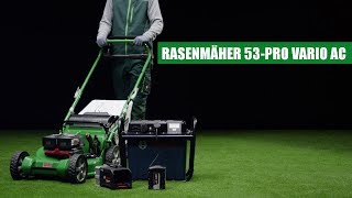 SABO  Rasenmäher 53PRO VARIO AC [upl. by Eibreh]