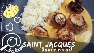 NOIX DE SAINT JACQUES SAUCE CORAIL 143 [upl. by Thursby]