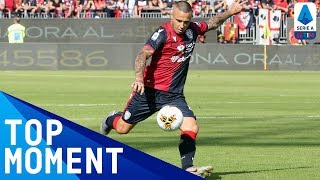 Goal of the Season Nainggolans INCREDIBLE strike  Cagliari 20 SPAL  Top Moment  Serie A [upl. by Atteram]