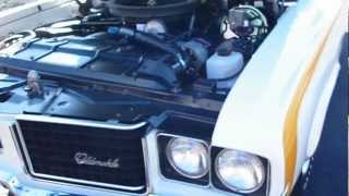 1972 HURST OLDS ONE OF 220 WITH FACTORY SUN ROOF RAM AIR DUAL GATE oldsmobile 442 w30 FOR SALE [upl. by Aseral]