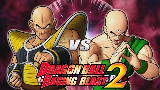 DragonBall Z Raging Blast 2  Nappa vs Tien Saiyan Saga [upl. by Selie]