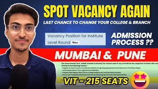 MHT CET 2024  Spot Round Again  Admission Process 💪🏻 Latest Update by CET CELL  MHT CET CAP Round [upl. by Tilla62]