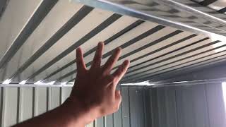 Outsunny 11’ by 9’ Steel Outdoor Garden Shed Video 41 [upl. by Beasley652]