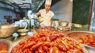 Chinese Street Food Tour in Shanghai China  Street Food in China BEST Seafood [upl. by Nalor]