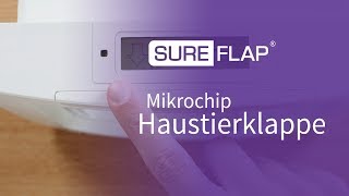 SureFlap Mikrochip Haustierklappe  Batteriewechsel [upl. by Ynnek]