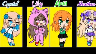 The omz crew Gacha life 2 version😍💙💙💚💚❤💖💜💚🤎 Omz and also shout out to DinaSparksd9ix 💙 [upl. by Toolis]