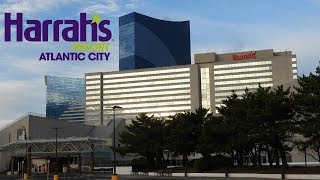 Harrahs Atlantic City Casino Resort amp Waterfront Tower Room Tour [upl. by Miahc345]